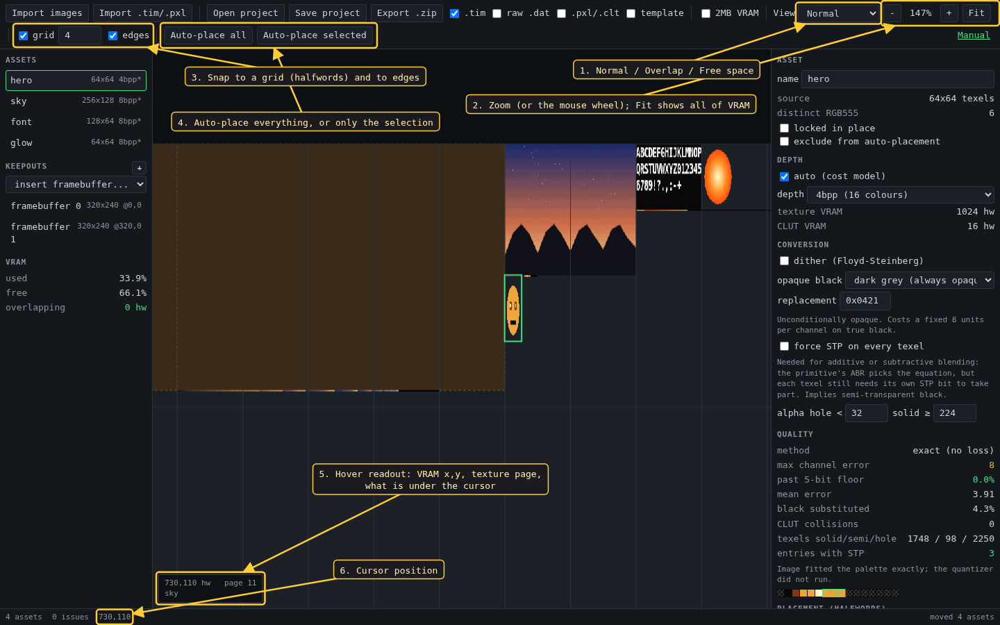 zoomed canvas with the hover readout